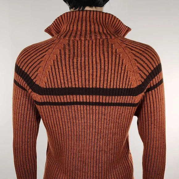 Carbon Individual Style Quarter Zip Sweater Size M